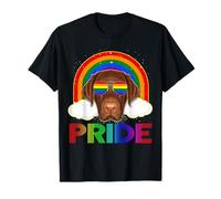 Labrador Dog LGBT Rainbow Gay Lesbian Funny LGBT Pride Maglietta