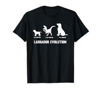 Labrador Evolution per un supporto per cani Labrador Retriever Maglietta