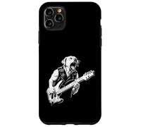 Labrador Golden Retriever Dog Metal Punk Rock Chitarra Design Custodia per iPhone 11 Pro Max