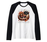 Labrador Mom Graphic for Women Funny Autumn-Sayings for Fall Maglia con Maniche Raglan