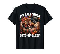 Labrador Mom Graphic for Women Funny Autumn-Sayings for Fall Maglietta
