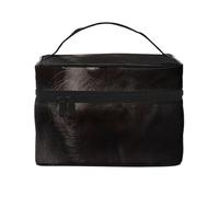 Labrador nero adottato curioso, borsa da viaggio per il trucco da donna, grande organizer per cosmetici