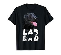 Labrador nero Dad Lab Padre Labrador Retriever Dog Daddy Maglietta