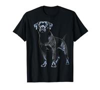 Labrador nero Disegno Art Animale Animale Ritratto Grafico Cane Maglietta