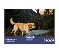 Labrador Retriever 1000 Pezzi Puzzle Pet Dog Per Adulti E Ragazzi/Bambini Qualità Premium Collection Intrattenimento Creativo Regalo 38x26cm/1000pcs