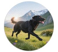 Labrador Retriever 1000 Pezzi Puzzle Pet Dog Puzzle Rotondo Per Adulti O Bambini Regalo Arte Ecofriendly 1000pcs (67.5x67.5cm)