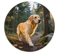Labrador Retriever 1000 Pezzi Puzzles Pet Dog Puzzle Rotondo Per Adulti O Bambini Regalo Arte Ecofriendly 1000pcs (67.5x67.5cm)