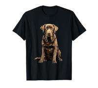 Labrador Retriever al cioccolato per cani Chocolate Lab Maglietta