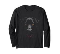 Labrador Retriever Black Lab Face Maglia a Manica