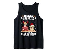 Labrador Retriever Christmas To The World Best Dog Mom Xmas Canotta