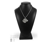 Labrador Retriever - collana con un cane su una corda d'argento Art Dog IT