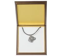 Labrador Retriever - collana rivestita in argento, in una scatola, Art Dog IT
