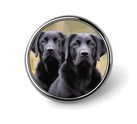 Labrador Retriever Dog Distintivo Rotondo Carino Spilla Cappelli Giacche Decorazione Personalizzata Spilla Abbigliamento Gioielli Accessori per Festa di Nozze Regalo