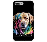Labrador Retriever giallo colorato Lab Dog Lover Custodia per iPhone 7 Plus/8 Plus