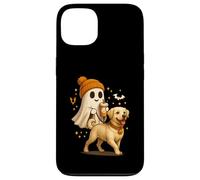 Labrador Retriever Halloween Ghost Walking Labrador Dog Custodia per iPhone 13