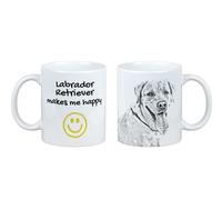 Labrador Retriever I tazza con il cane Mi rende felice Art-Dog