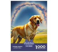 Labrador Retriever Jigsaw Puzzle Impossible 1000Pcs Dog Decorazione Per La Casa. Rilassamento E Intelligence Per Adulti E Ragazzi Da 14 Anni 38x26cm/1000pcs