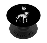 Labrador Retriever Lab Dog Cool Retro Vintage anni '90 Alt Metal PopSockets PopGrip Adesivo