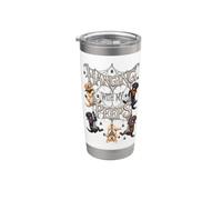Labrador Retriever Lab Hanging Best Friends Spiderweb Spider Bicchiere termico in acciaio inox doppia parete