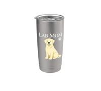 Labrador Retriever Lab Mom Dog Puppy Pet Lover Bicchiere termico in acciaio inox doppia parete