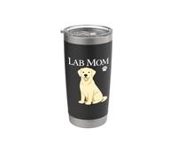 Labrador Retriever Lab Mom Dog Puppy Pet Lover Bicchiere termico in acciaio inox doppia parete