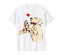 Labrador Retriever Love Golden Black Lab mamma papà Maglietta