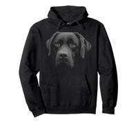 Labrador Retriever Nero Felpa con Cappuccio
