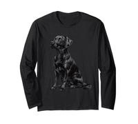 Labrador Retriever nero Maglia a Manica