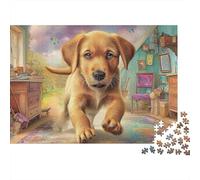 Labrador Retriever Puzzle 1000 Pezzi Difficile - Sfida Intelligente Per Adulti Esperti, Arte Premium Da Collezione - 70x50cm/1000pcs
