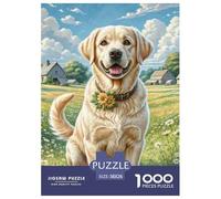 Labrador Retriever Puzzle 1000 Pezzi Fun Per Adulti,Dog, Gioco Di Famiglia, Regalo Romantico Per Uomini E Donne 38x26cm/1000pcs