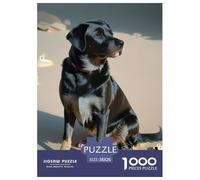 Labrador Retriever Puzzle 1000 Pezzi Pet Dog - Perfetto Per Appassionati Adulti, Momenti Di Pace, Materiali Robusti, Poster Incluso - 38x26cm/1000pcs