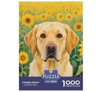 Labrador Retriever Puzzle 1000 Pezzi Puzzle Per Gioco Familiare Pet Dog Divertimento Regalo Per Adulti E Bambini A Partire Dai 12 Anni38x26cm/1000pcs