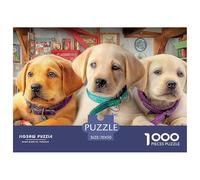 Labrador Retriever Puzzle Collezione D'Autore - 1000 Pezzi Ricercati Con Eccellenti Rappresentazioni Di Opere D'Arte - Il Regalo Di Festa Per Eccellenza, 14+ 70x50cm/1000pcs