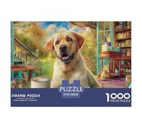 Labrador Retriever Puzzle in Stile Museo - 1000 Pezzi Di Fascino Con Splendide Illustrazioni Artistiche Da Collezione - Il Regalo Perfetto Per Un Pubblico 14+ 38x26cm/1000pcs