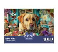 Labrador Retriever Puzzle Per Celebrazioni - Edizione Collezione Museale, 1000 Pezzi Con Illustrazioni Di Pregio Che Affascinano - Il Regalo Di Festa Definitivo Per 14+ 38x26cm/1000pcs