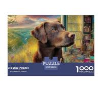 Labrador Retriever Puzzle Per Condividere Il Divertimento - 1000 Pezzi Speciali Con Illustrazioni Di Alta Qualità Grafica - Per Regalare Momenti Di Gioia, Adatto 14+ 38x26cm/1000pcs