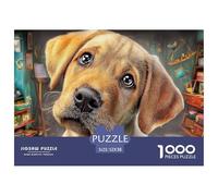 Labrador Retriever Puzzle Raffinato Da 1000 Pezzi Con Illustrazioni Artistiche Di Alto Livello - Il Regalo Di Festa Perfetto Per Adulti E Bambini Di Tutte Le Età 52x38cm/1000pcs