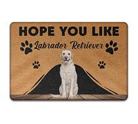 Labrador Retriever, Regalo Per Gli Amanti Dei Cani Zerbino Di Benvenuto Antiscivolo Tappetini Porta Dingresso Facile Da Pulire Tappetino Da Bagno Per Balcone Interno Terrazzo 40X60Cm