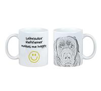 Labrador Retriever tazza con il cane Mi rende felice Art-Dog