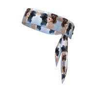 Labrador Retrievers - Bandane sportive unisex per tennis, corsa, yoga, fasce eleganti e regolabili