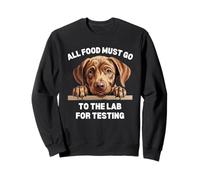 Labrador Tutto Il Cibo Deve Andare in Laboratorio per I Test Felpa