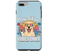 Labrador vintage Paw-sitive Vibes Only Cute Dog Lover Custodia per iPhone 7 Plus/8 Plus