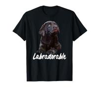 Labradorable Chocolate Lab Dog, cucciolo di Labrador Retriever marrone Maglietta