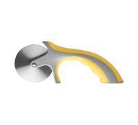 LABRIMP 1 Pezzo Tagliapizza Acciaio Inossidabile con Utensile per Facile da e Lavabile Lavastoviglie Colore Giallo