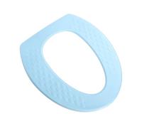LABRIMP 1 Pz Tappetino WC Impermeabile Cuscino per piedistallo copriwater per Uso Domestico Cuscino del Sedile della Copertura del WC copriwater Impermeabile Cuscini da Bagno Eva Blu