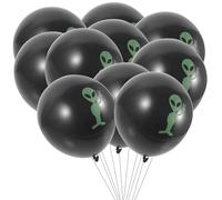 LABRIMP 100 Palloncini Verde Alieno in Lattice per Feste di Compleanno e Decorazioni per Interni ed Esterni, Set da 100 Pezzi per Oggetti di Scena, Palloncini a Tema Spaziale per Eventi