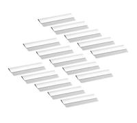 LABRIMP 100 Pezzi Lamette Singole per Sopracciglia in Acciaio Inossidabile Argento, Facile da Usare, per Depilazione Viso e Rifinitura Sopracciglia Sottoascelle e Braccia