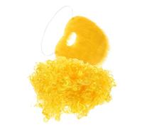 LABRIMP 1set Parrucca e Barba Da Pirata Per Cosplay Accessorio Costume Halloween Con Materiali Morbidi e Confortevoli Facile Da Indossare Per Feste Tema e Balli Aspetto Realistico Per