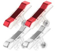 LABRIMP 2 Paia Controller per Giochi con Pulsanti Metal Trigger Rosso per Giocare con Precisione e Nelle Shooter Mobile Design Trasparente per Non Ostacolare La Del Telefono