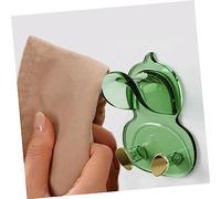 LABRIMP 2 Pezzi Ganci da Parete Adesivi Forma Papera Acrilico Appendichiavi e Portaoggetti Foratura Decorativi per Bagno Supporto Resistente con Adesivo Forte